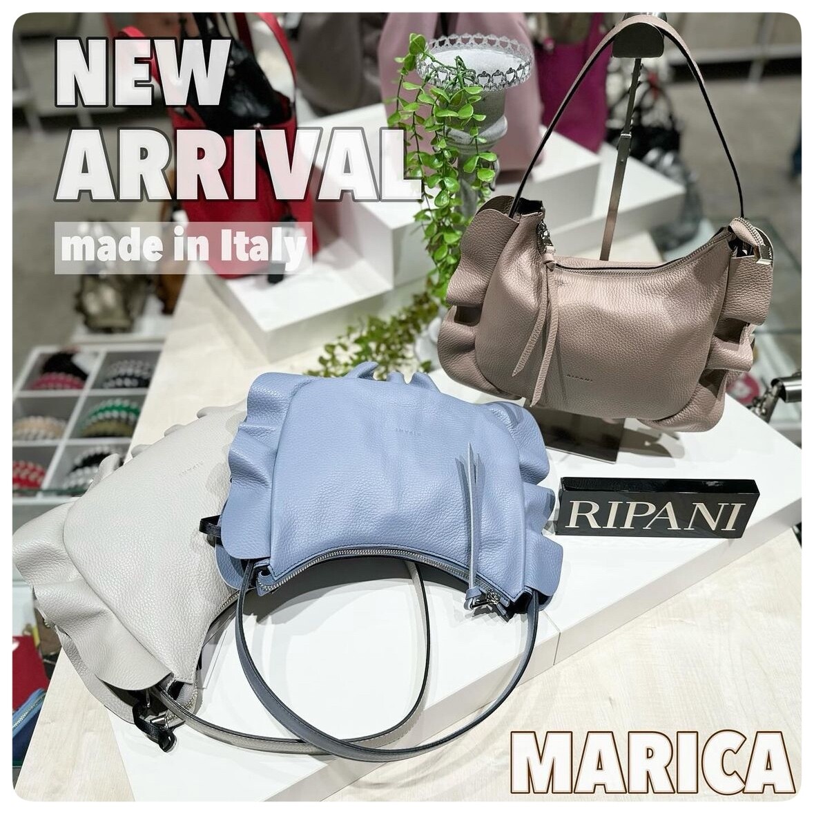 a-jolie|\ RIPANI🇮🇹NEW ARRIVAL //| 渋谷スクランブルスクエア 東急