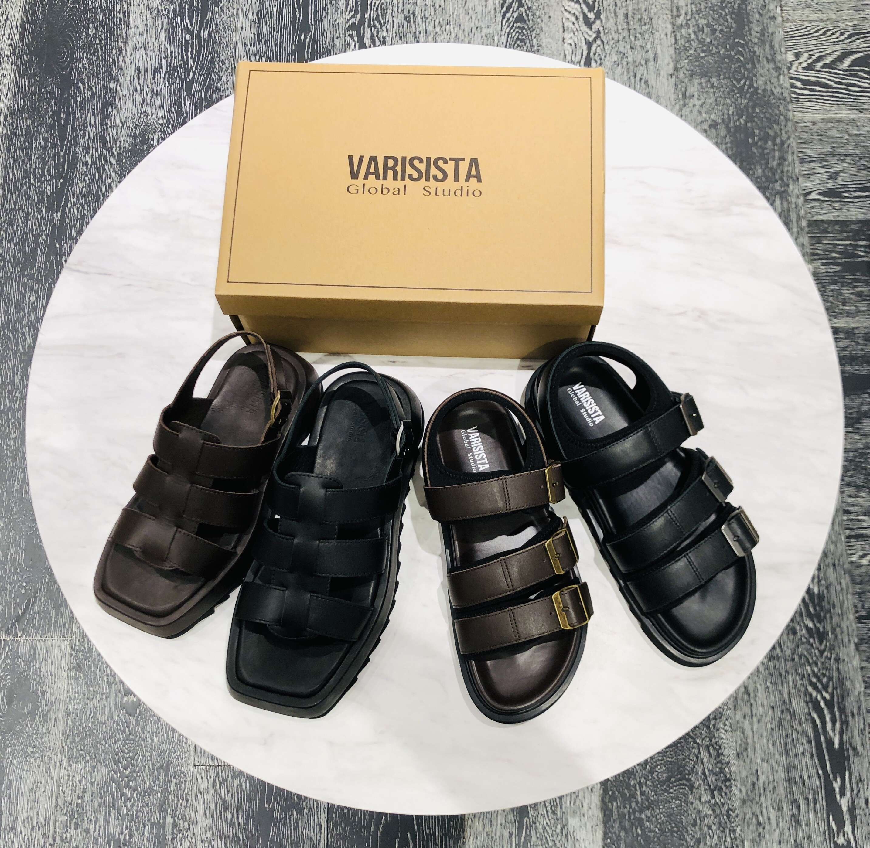 本革 VARISISTA サンダル VARISISTA Global Studio サンダル （ヴァリジスタ グローバル