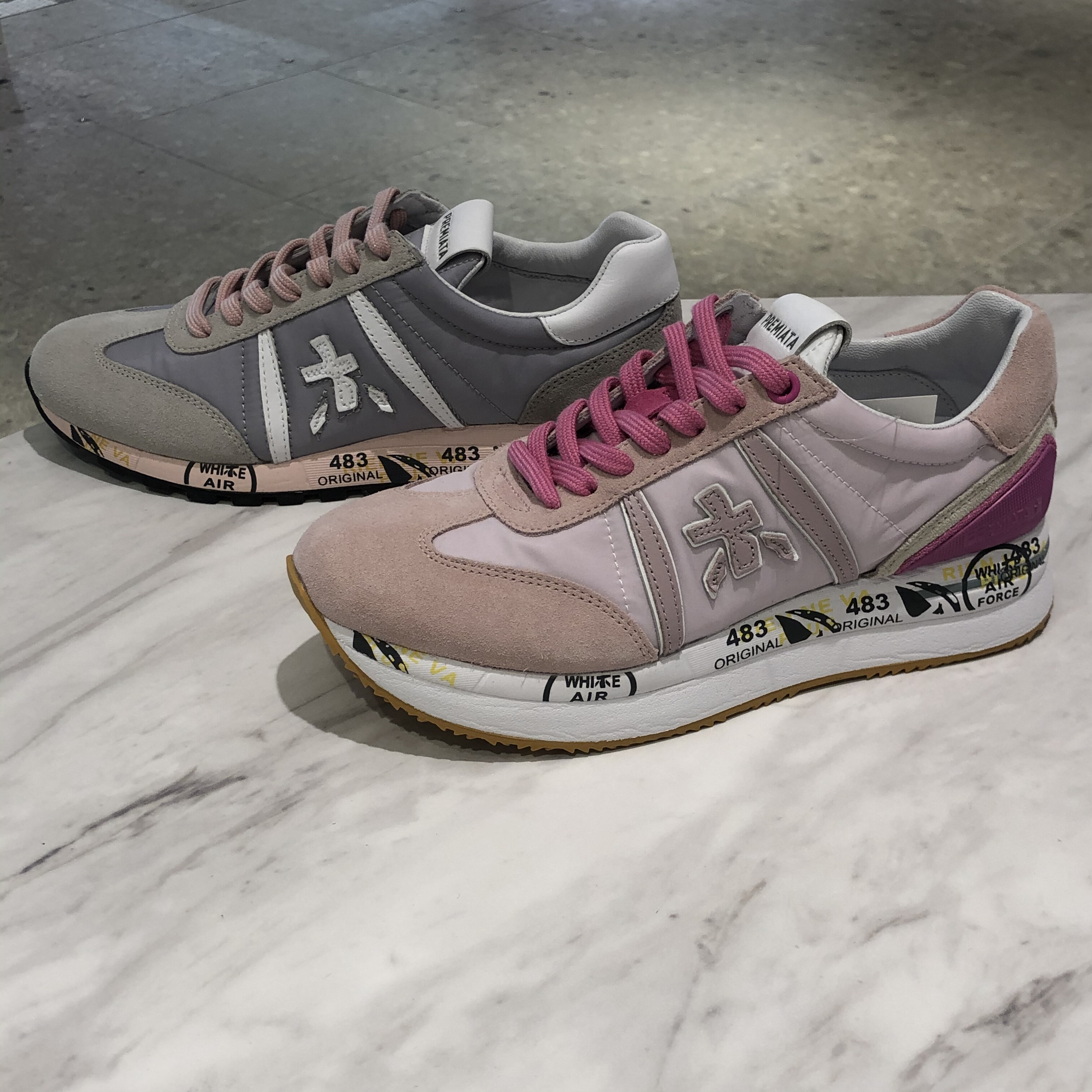 +Q GOODS Parts&Shoes|〈PREMIATA〉の新色スニーカーで春コーデ | 渋谷スクランブルスクエア 東急百貨店プロデュースショップ