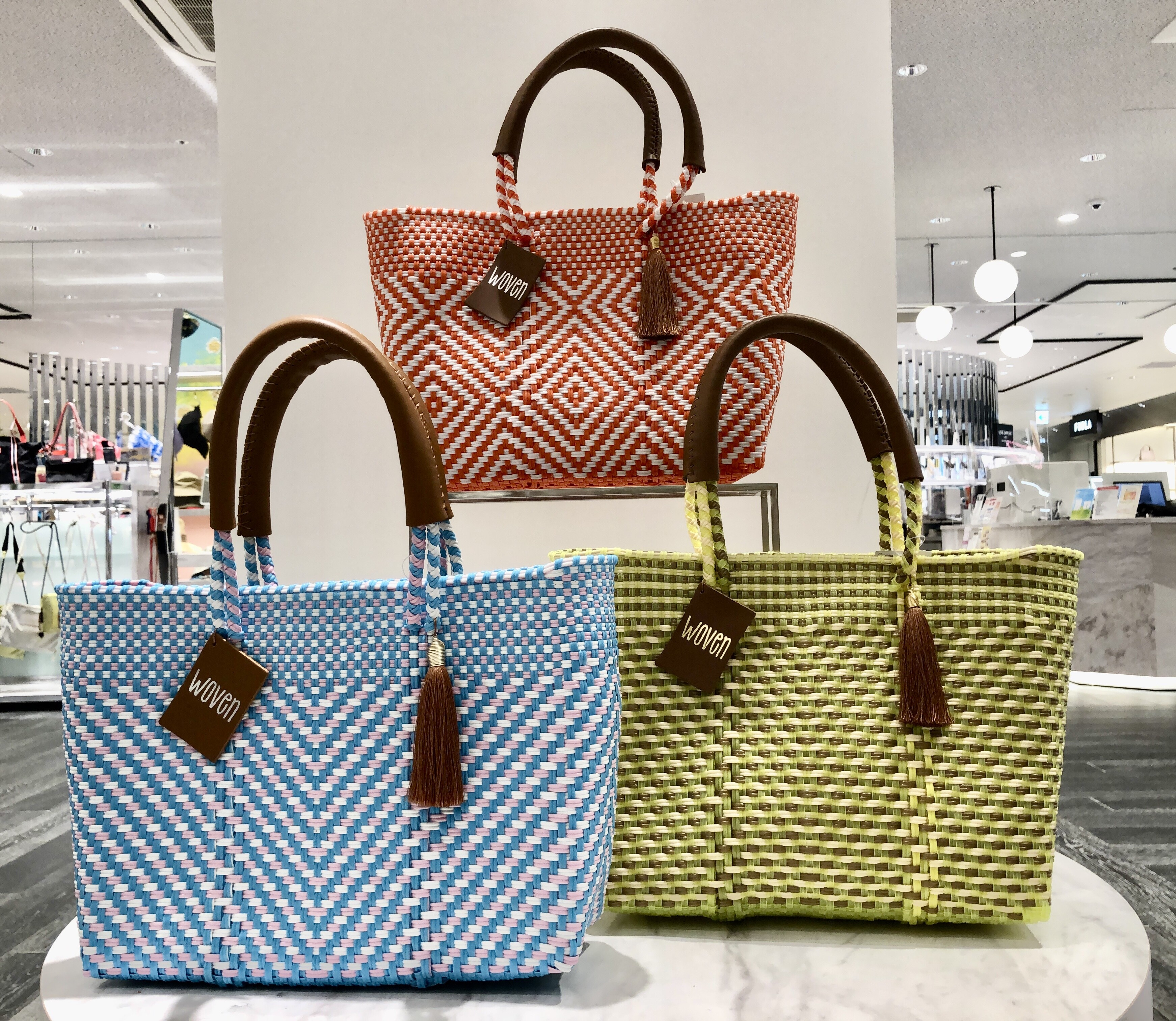 +Q GOODS Parts&Shoes|WOVEN メルカドバッグ| 渋谷スクランブルスクエア 東急百貨店プロデュースショップ