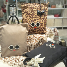 2wayバッグ　Black/Beige/Leopard・Brown
各￥15,400(税抜￥14,000)