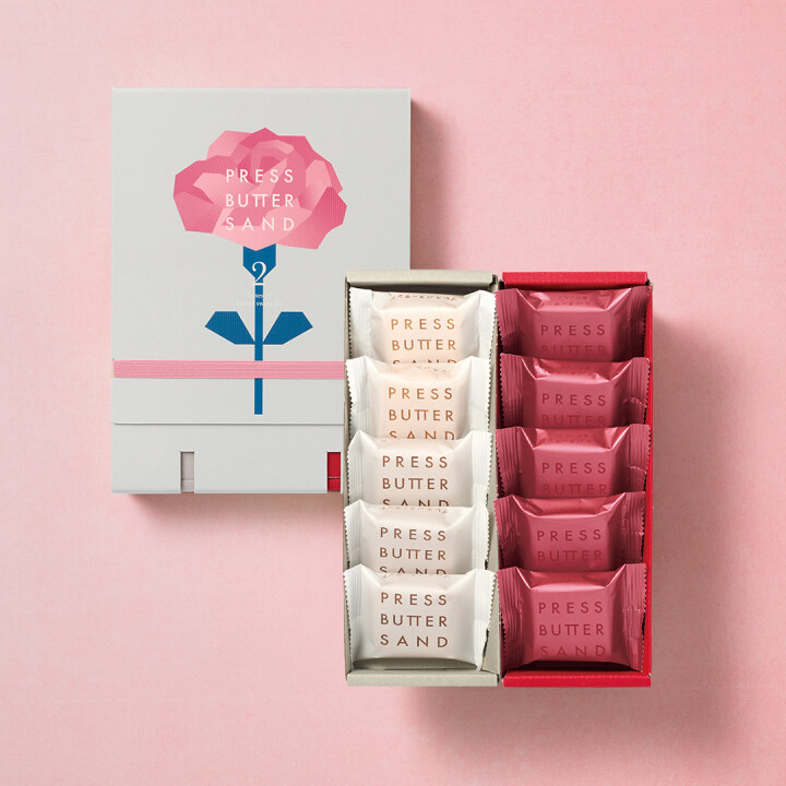 バターサンド２種セット〈贅沢いちご〉10個入　税込2,970円