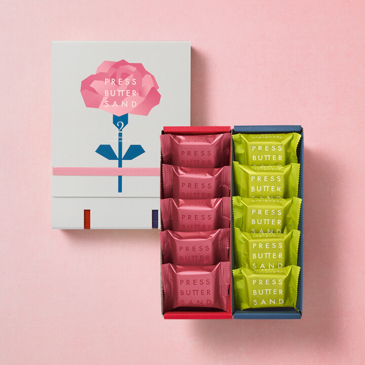 バターサンド２種セット〈宇治抹茶・贅沢いちご〉10個入　税込3,186円