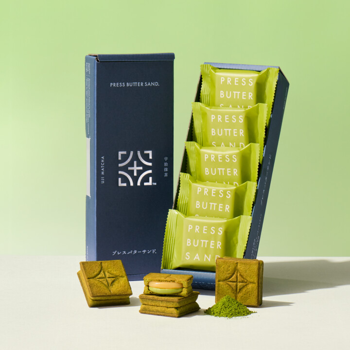 バターサンド〈宇治抹茶〉５個入　税込1,431円