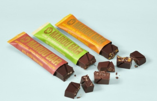 新しく販売される、ミニバータイプのチョコレート３種