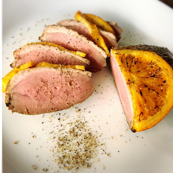 鴨のパストラミ オレンジ風味