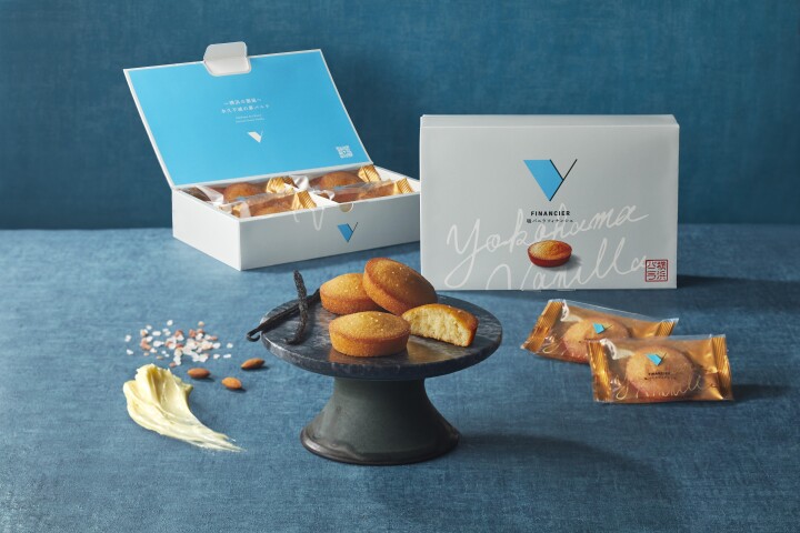 塩バニラフィナンシェ 6個入りギフトボックス2,160円(税込)