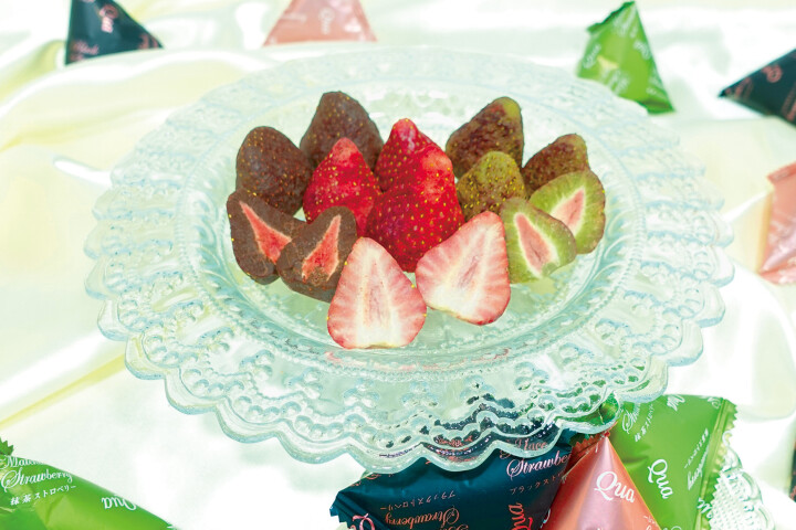 ホワイト・ブラック＆抹茶ストロベリー6個入り3種セット ２,１６０円（税込）
